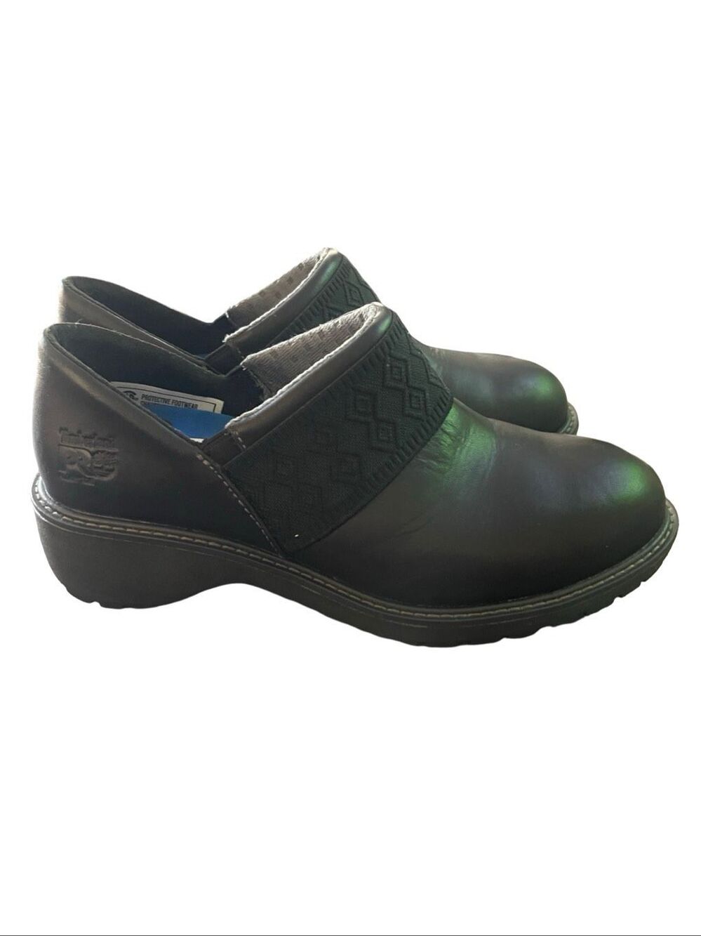New Timberland PRO Womens Black Riveter Slip-On Alloy Toe SD+ Work Shoes Size 9 - Picture 5 of 15
